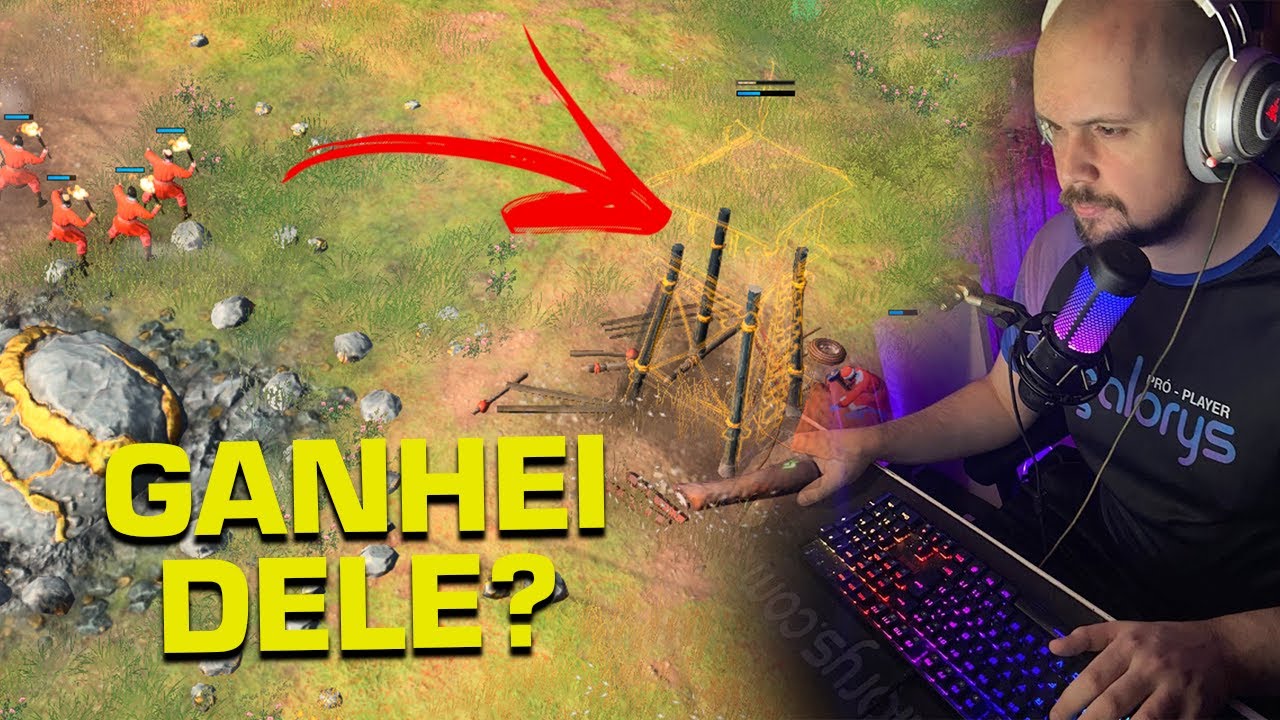 ENFRENTEI TOP 1 BRASIL NO AGE 4 | Age of Empires 4