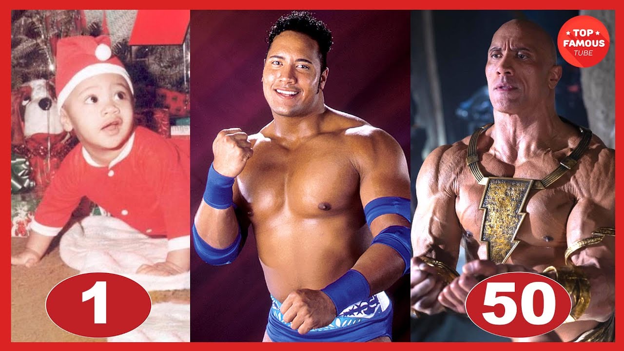 Dwayne Johnson Transformation ⭐ From 1 To 50 Years Old