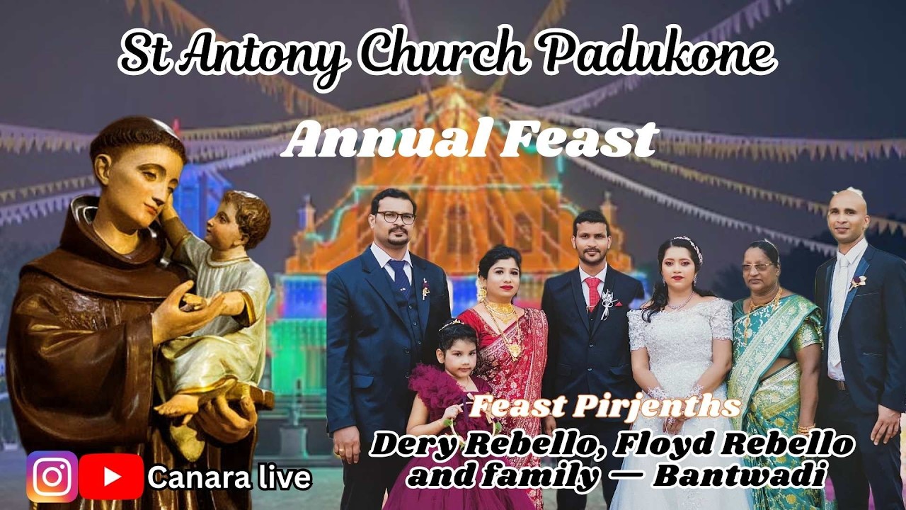 Annual Feast St Antony Church Padukone. Canara live