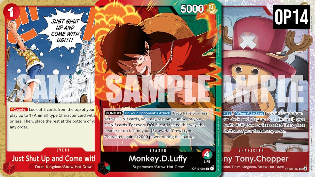 Animal RG Luffy?! My New Favourite Deck??