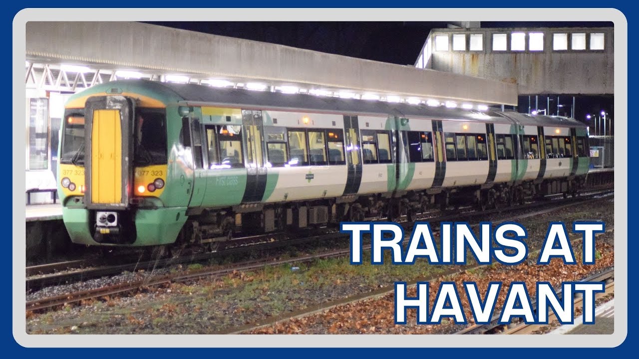 TRAINS at HAVANT railway station
