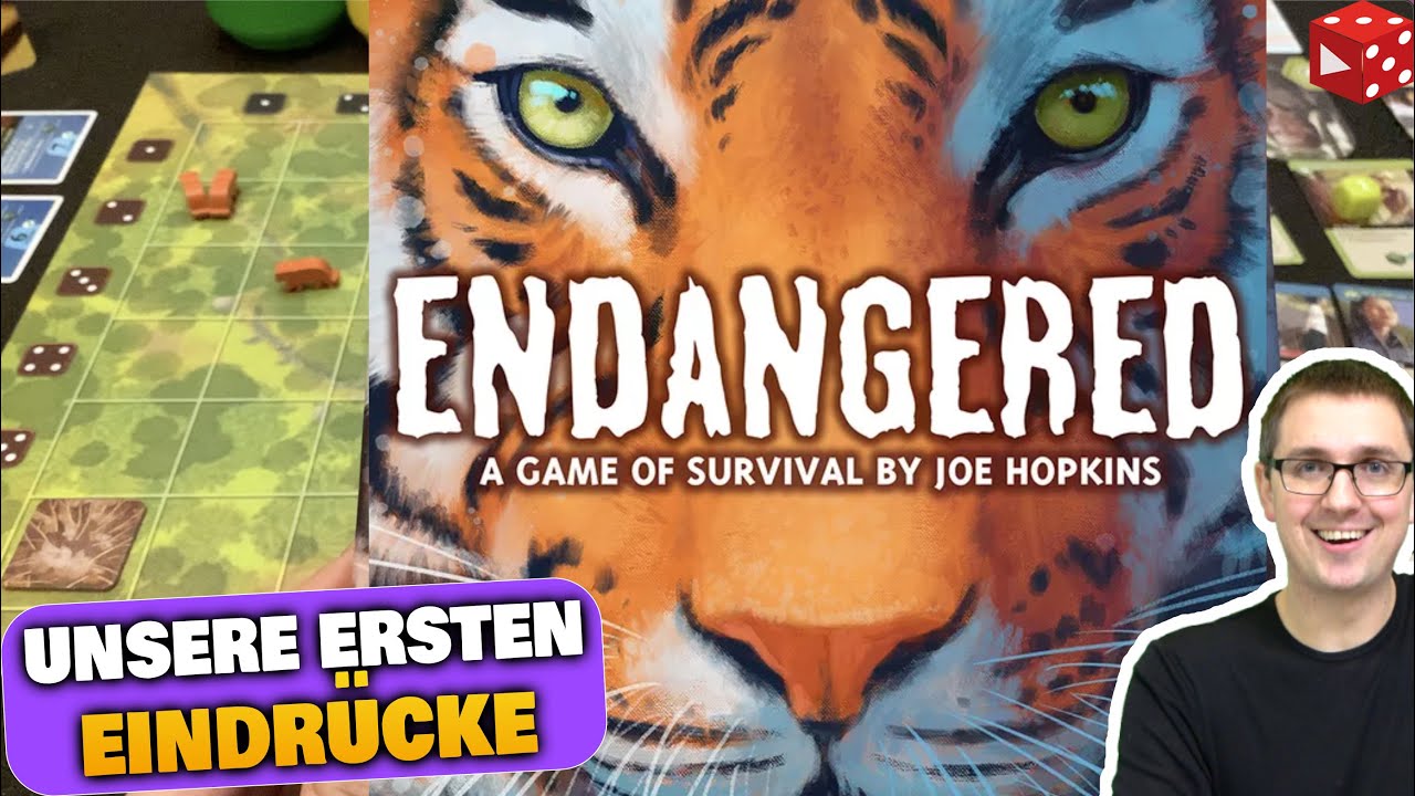 Endangered • Unsere ersten Eindrücke • Das BESTE kooperative Artenschutz Brettspiel