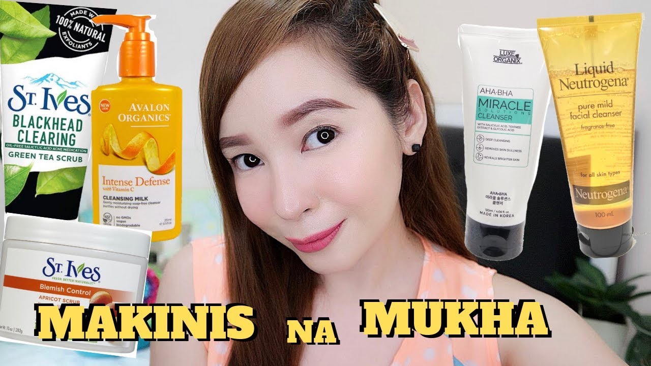 MY TOP 5 FACIAL WASH para maging makinis, healthy ang face 2019