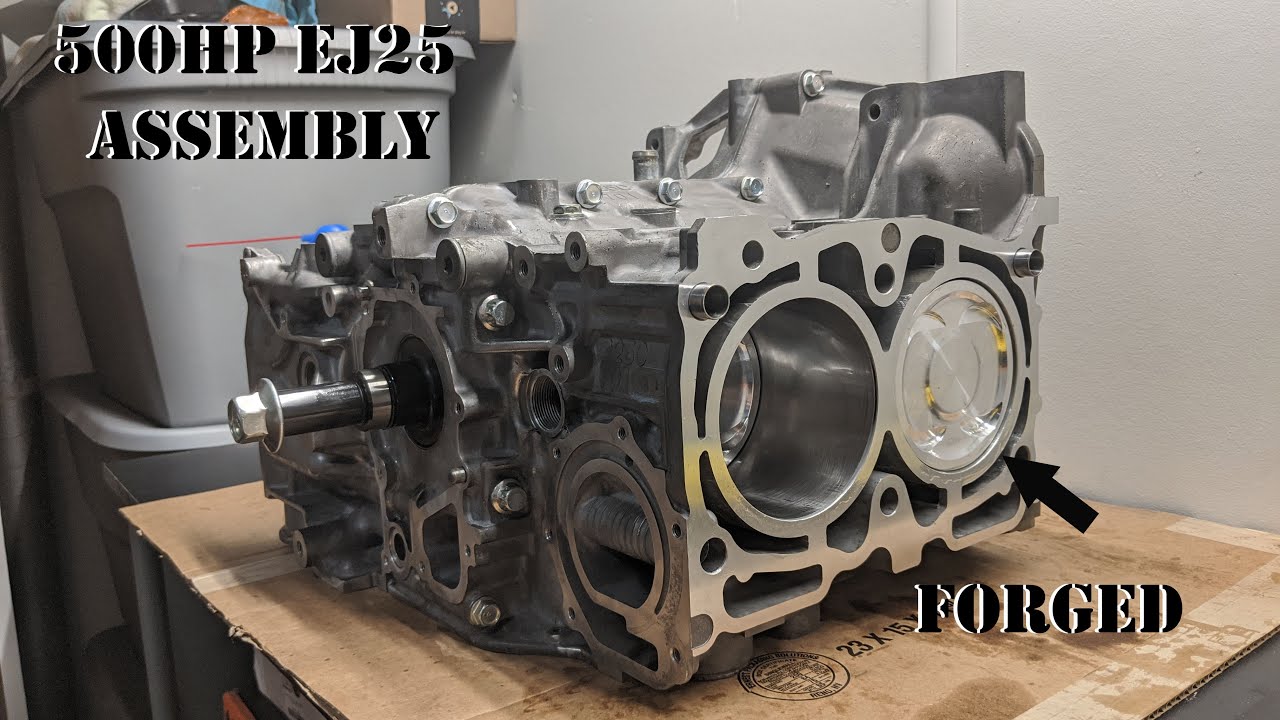 Сборка короткого блока Subaru EJ25, часть 1