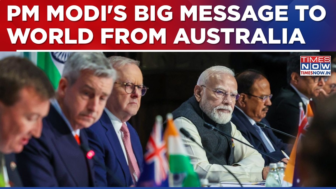Modi In Australia: PM Hails 'Deep Strategic Partnership', Unveils Big India Growth Vision | Top News