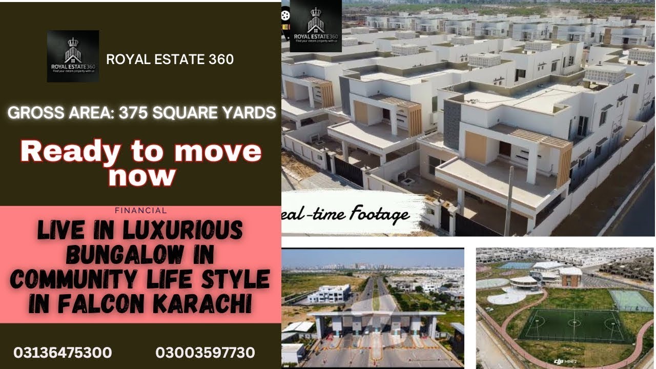 The Falcon Malir Brand New Bungalow For Sale & Rent | Community Life Style in Falcon Karachi