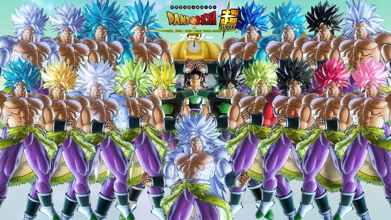 Broly Dragon Ball Super (19 Transformations) Mod Dragon Ball Xenoverse 2