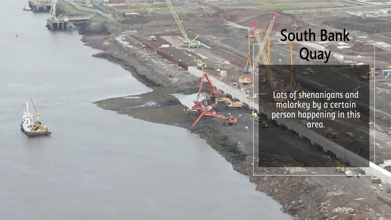 Excavator accident South Bank Quay/Teesworks