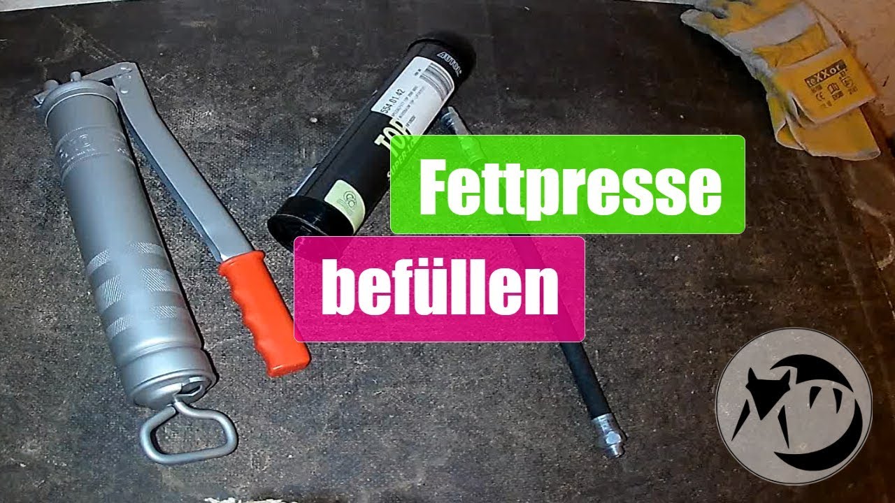 Wie du eine Fettpresse befüllen kannst