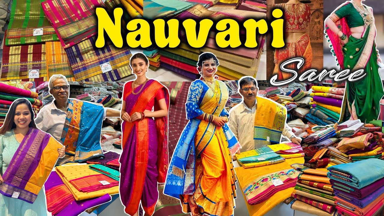 नऊवारी Saree❤ | Authentic Nauvari Saree in DADAR MARKET | 70 Years of Legacy | Bridal Nauvari Sarees
