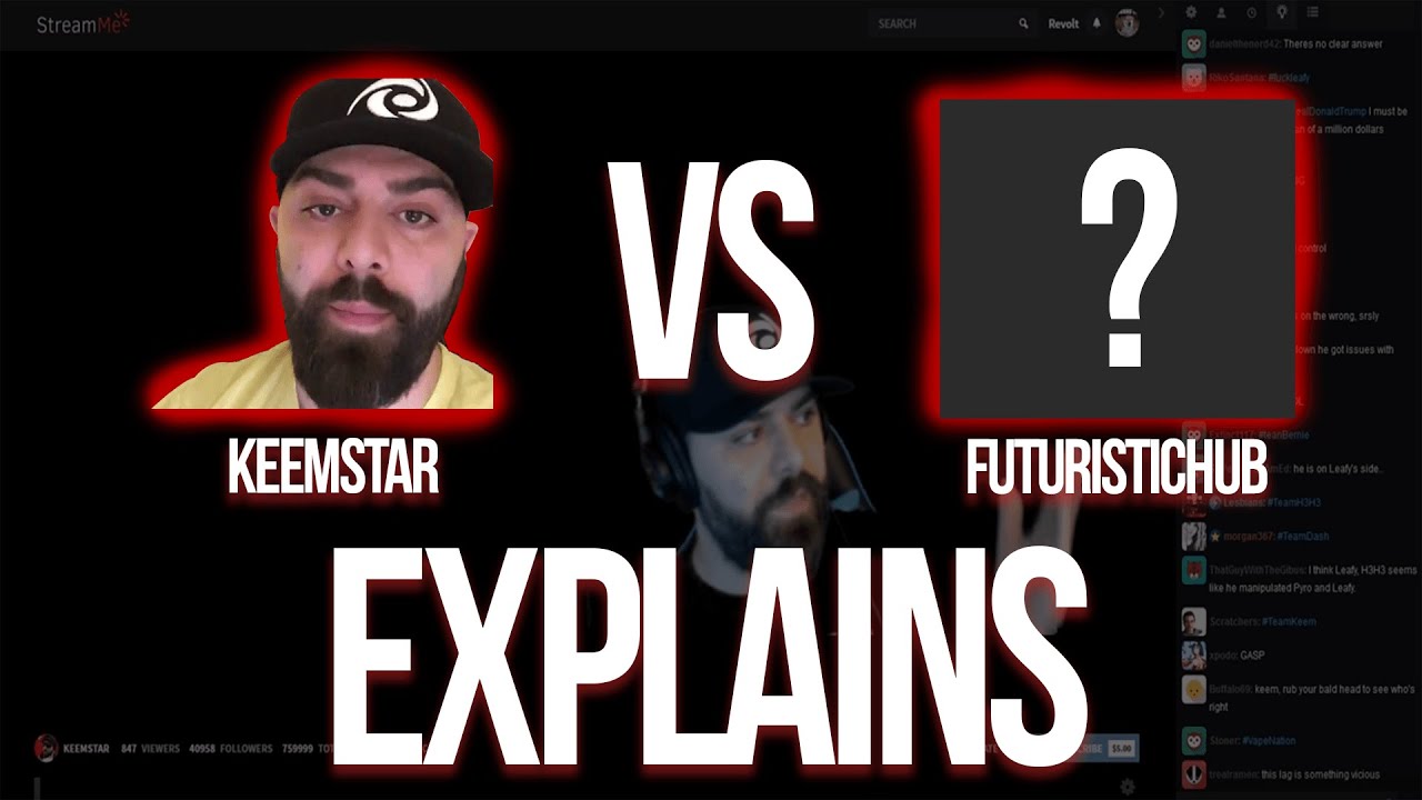 KEEMSTAR ExplainsFUTURISTICHUB (LIVE) On Stream!