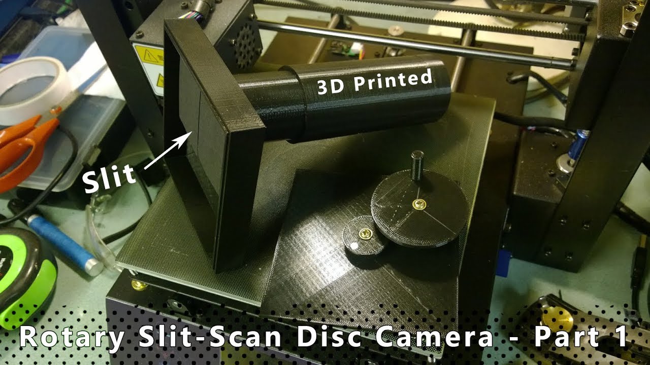 Slit-Scan Disc Camera - Part 1 (3D Printed)