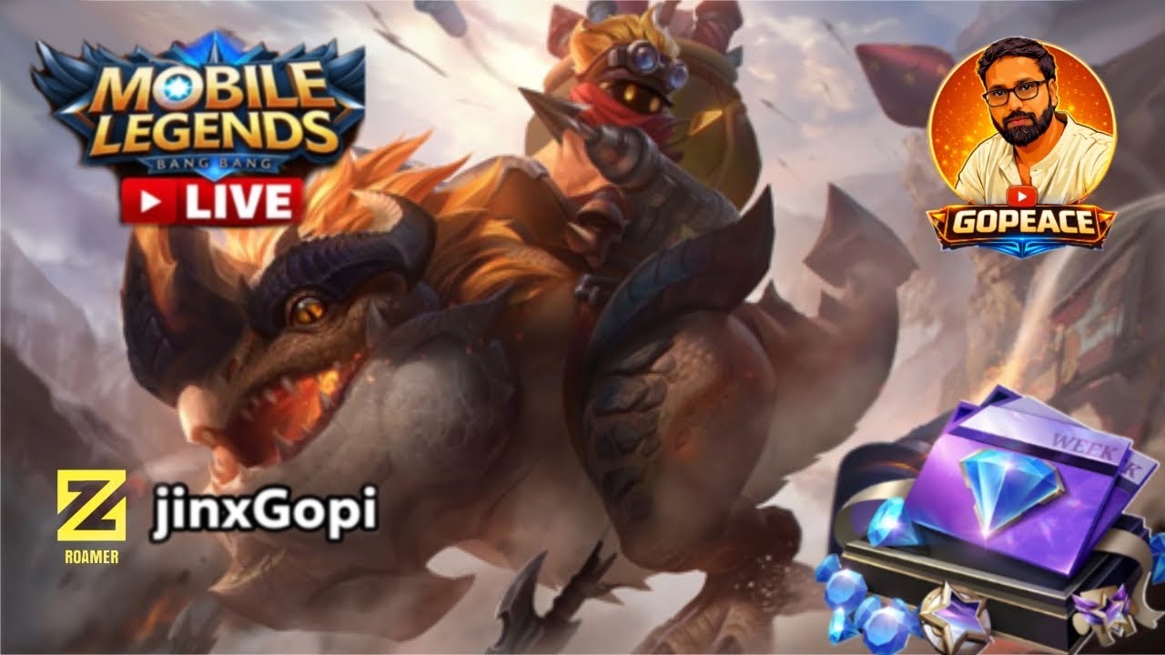 Roam Back in Rank Push 🔥 | MLBB LIVE