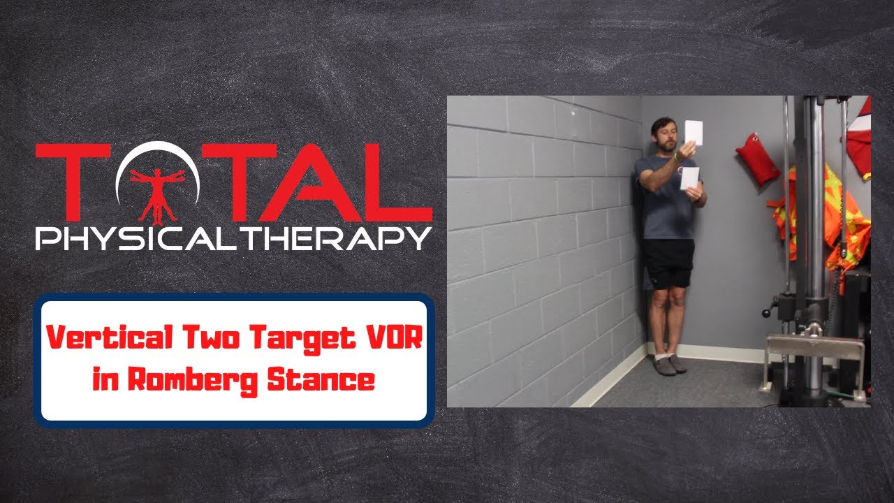 Vertical Two Target VOR in Romberg Stance