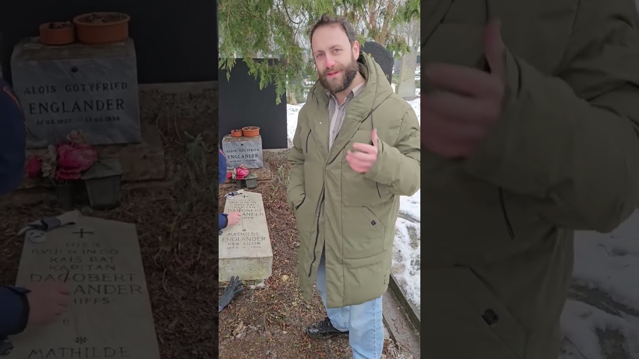 Почистихме с Ники Тончев гроба на капитана на Радецки Дагоберт Енглендер във Виена