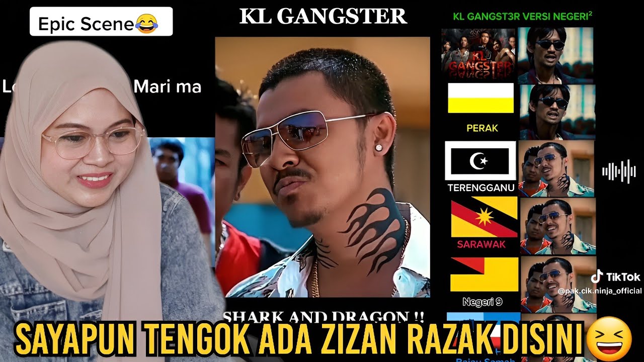 EPIC SCENE🔥KL GANGSTER : SHARK & DRAGON'S BADASS CONFRONTATION‼️VIRAL TIKTOK REACTION🇲🇾🇮🇩