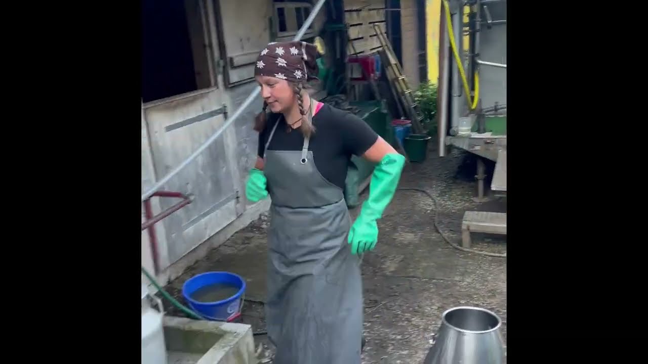 Melkgeschirr waschen
