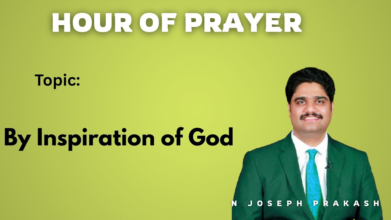 Hour Of Prayer | N Joseph Prakash | 05 February 2026