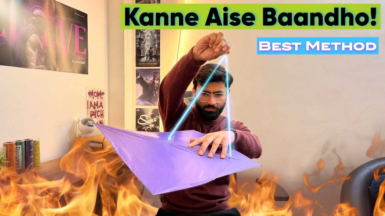 99% Log Galat Kanne Baandhte Hai | Learn Perfect Kite Knot in 1 Minute🪁 