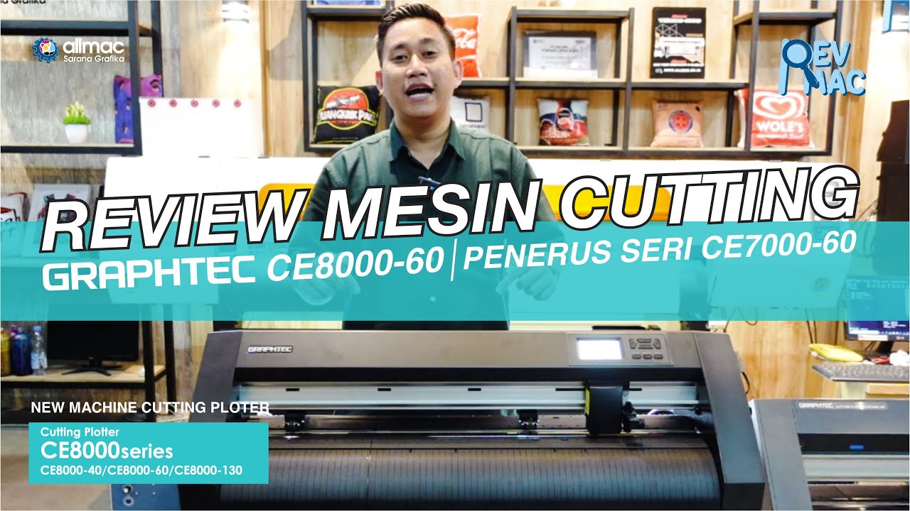 REVIEW MESIN CUTTING PLOTTER TERBARU GRAPHTEC CE8000-60