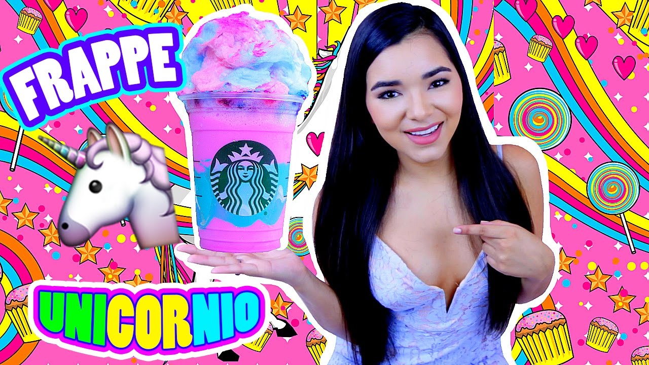 ¡HAZ TU FRAPPÉ DE UNICORNIO! FÁCIL Y RÁPIDO | Gabriela Isabel
