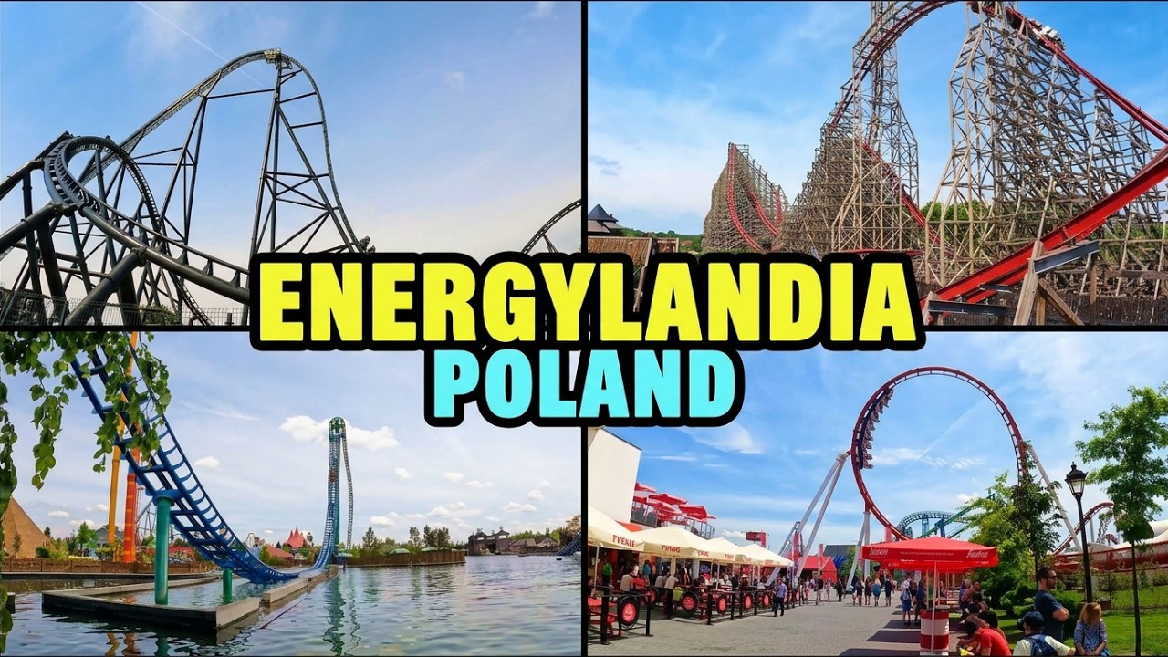 ENERGYLANDIA - Best Amusement Park in Europe - Poland [4K]