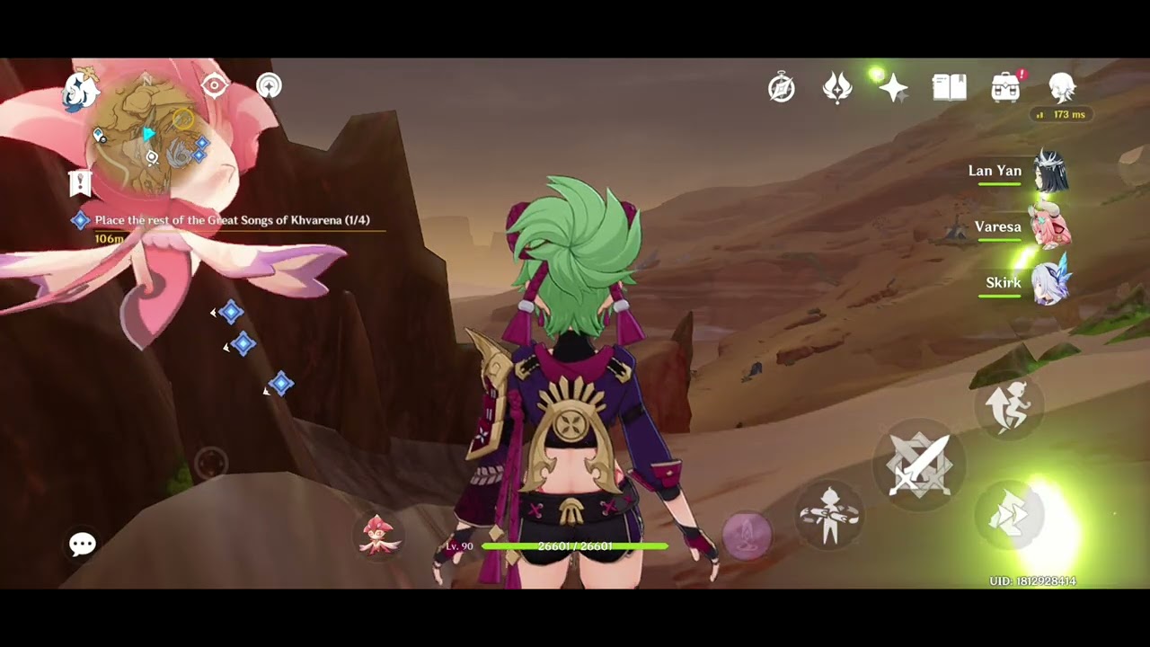 Place the rest of the Great songs of khvarena (0/4) GENSHIN IMPACT
