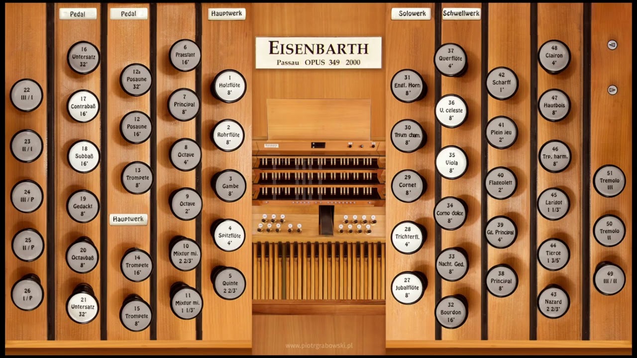 Jesus Sinners Doth Receive (✞) - Friesach, GrandOrgue, VPO