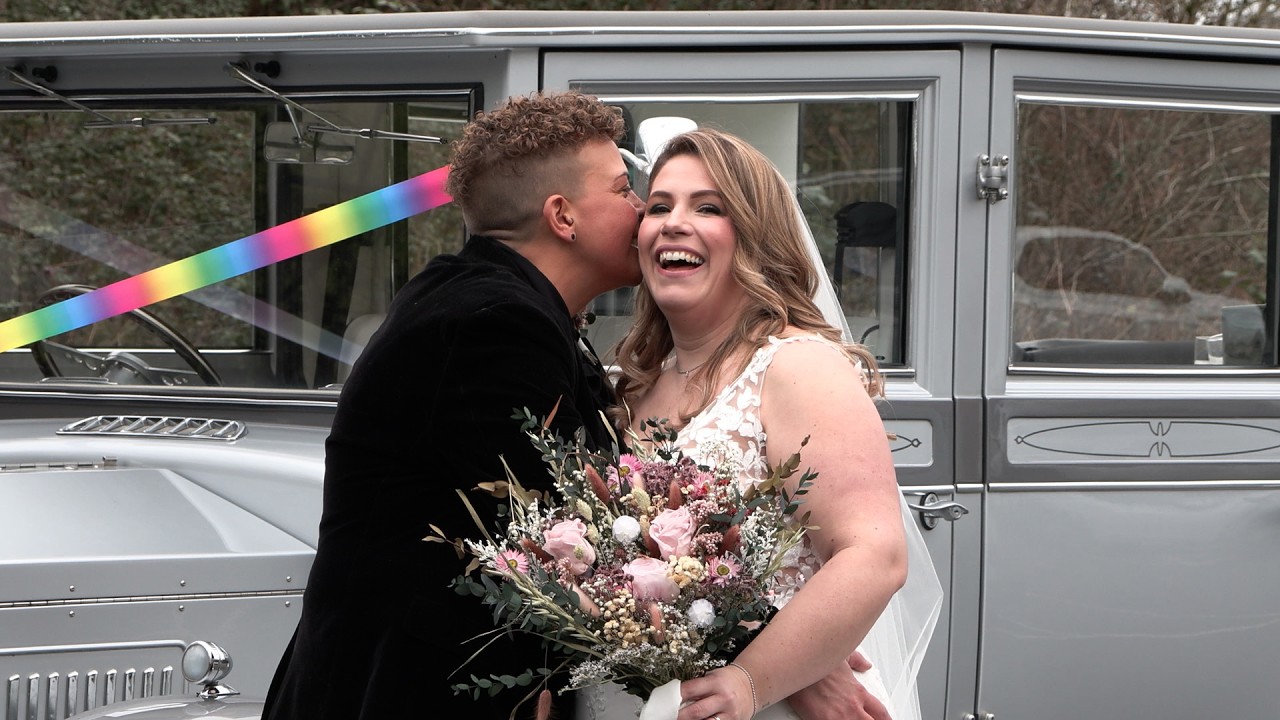 The Barn at The White Horse Hambrook | Wedding Highlights | Sam & Martice