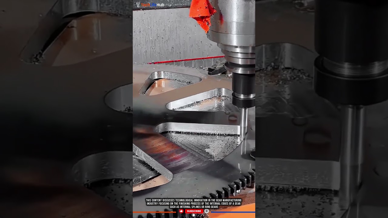 Innovation Technology Gear Skiving: Precision Internal Gear Edge Finishing with CNC Milling Machine