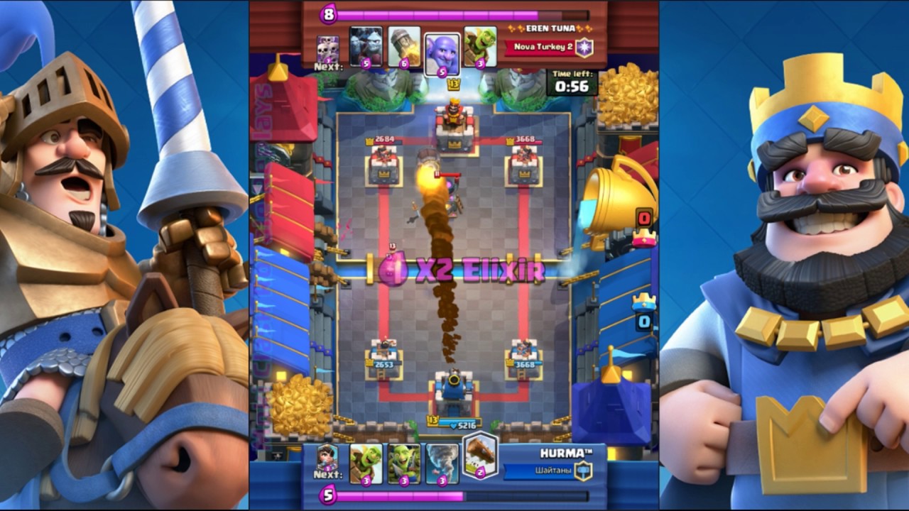 Clash Royale | HURMA Vs ✨✨EREN TUNA✨✨ | Шайтаны - Nova Turkey 2 | 6# 3/7/17 Replay