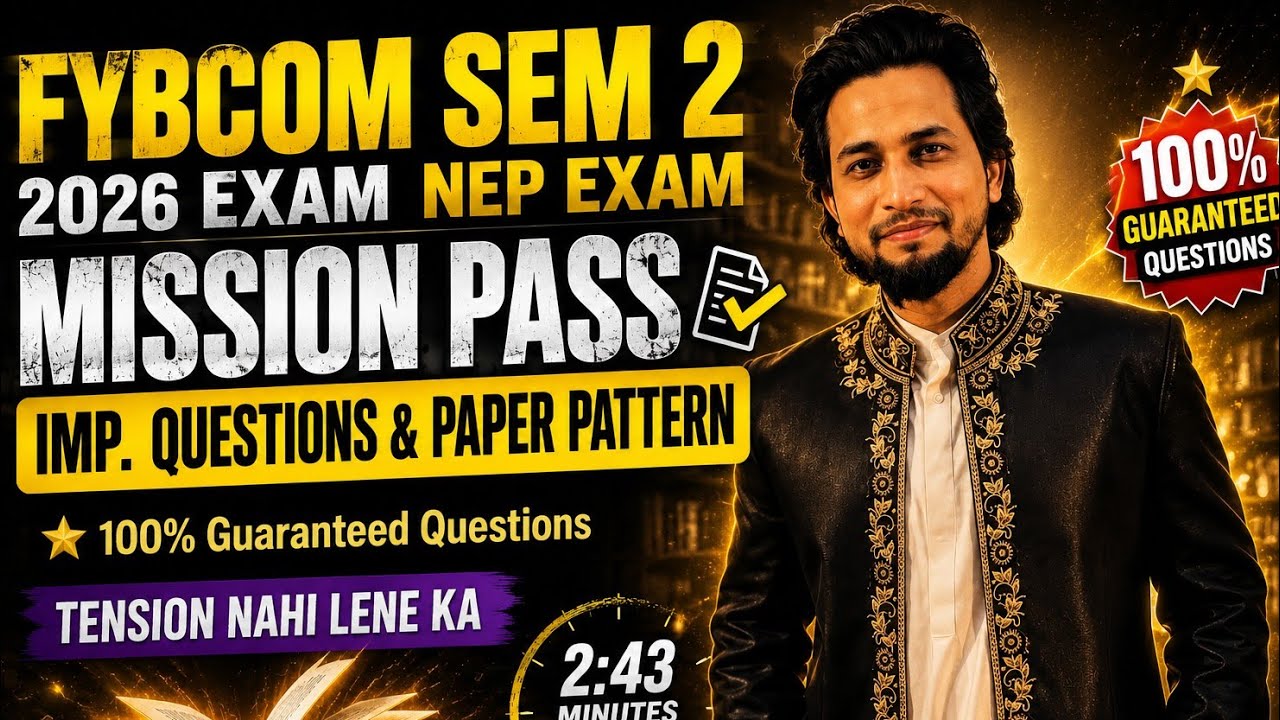 FYBCom Sem 2 Exam | June 2 Exam Timetable | Mumbai University Exam 2026 | FYBAF Sem 2 Exam