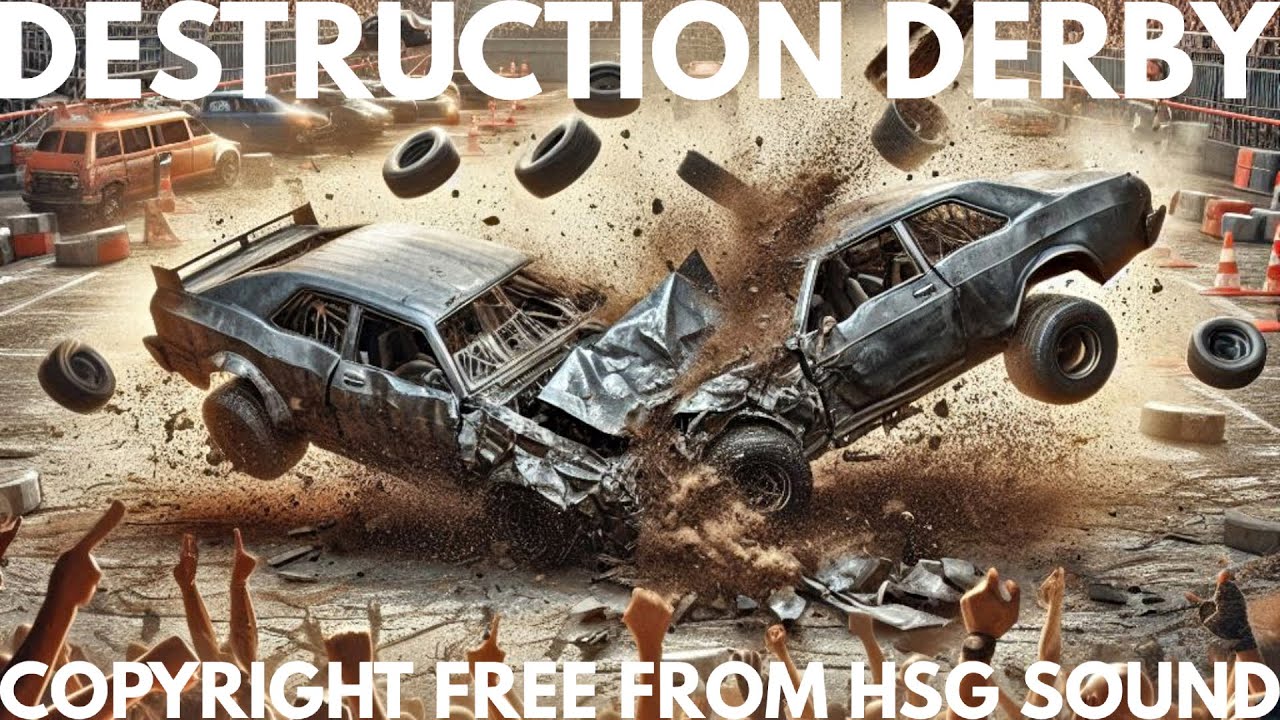 Copyright Free Music | 'Destruction Derby' Inspired Royalty Free Track | HSG Sound