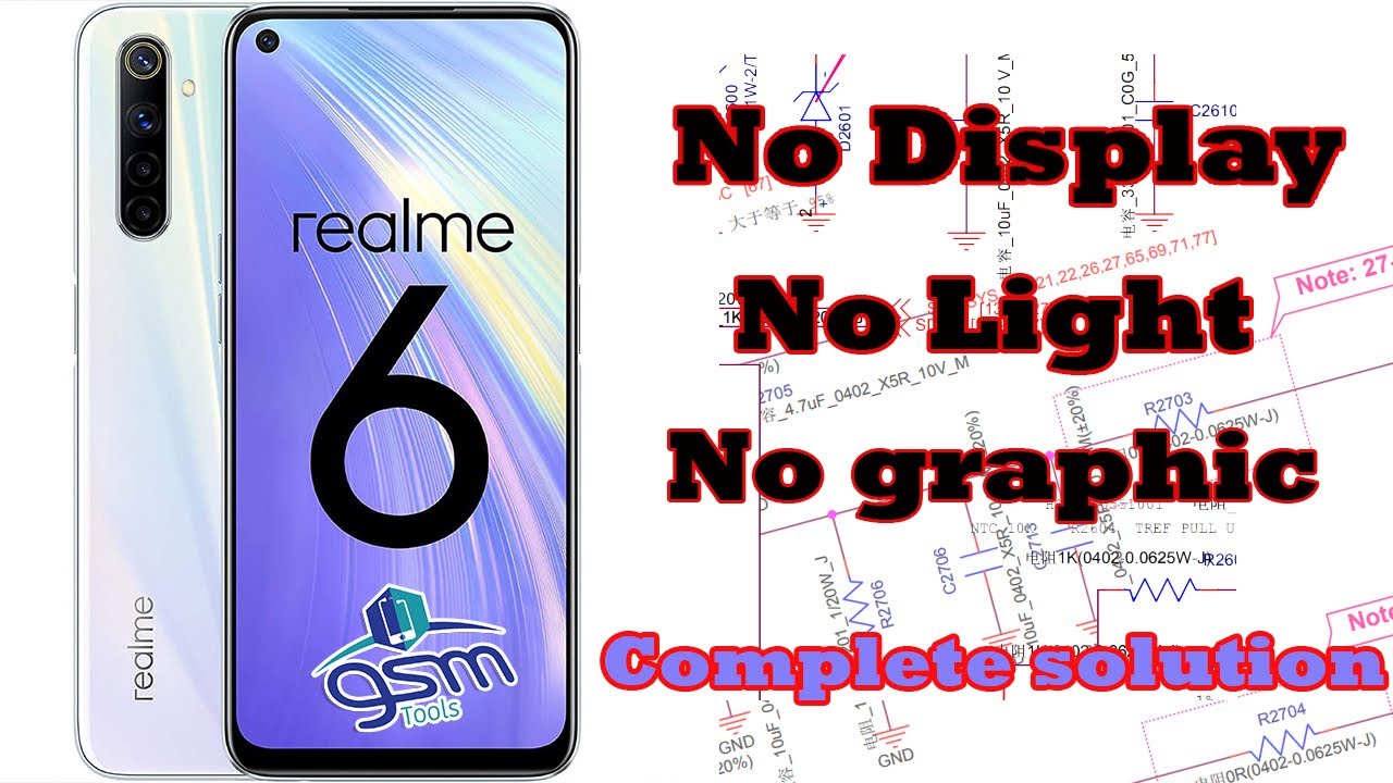 REALME 6 no display no light solution