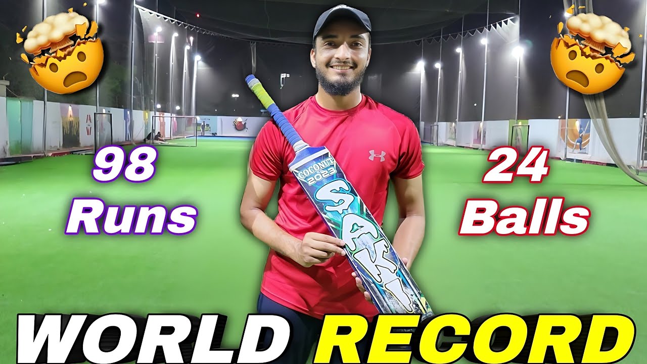 Hammad Ne World Record Bana Diya 🔥 😯 | Indoor Cricket
