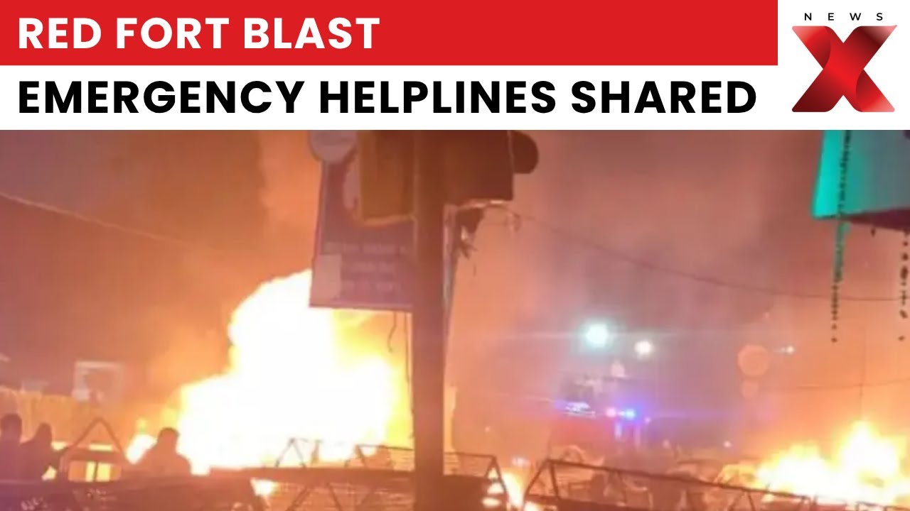 Emergency Helplines After Red Fort Blast: Delhi Police, LNJP, Fire Service and AIIMS