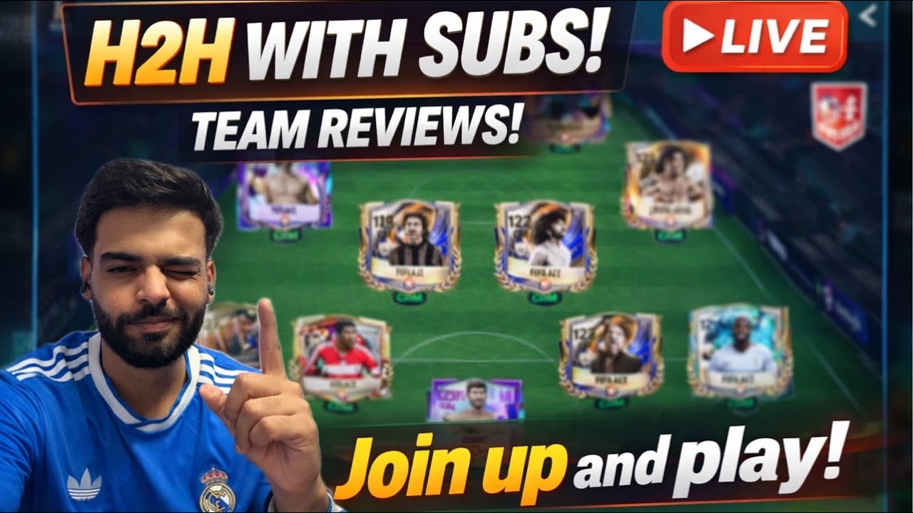 🔴 H2H With Subs 🔥 Team Reviews LIVE