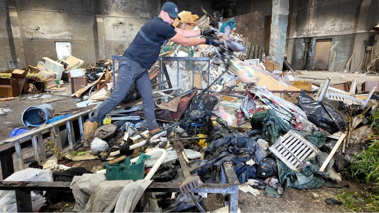 I PICKED UP 2,000 lbs of TRASH and put it HERE