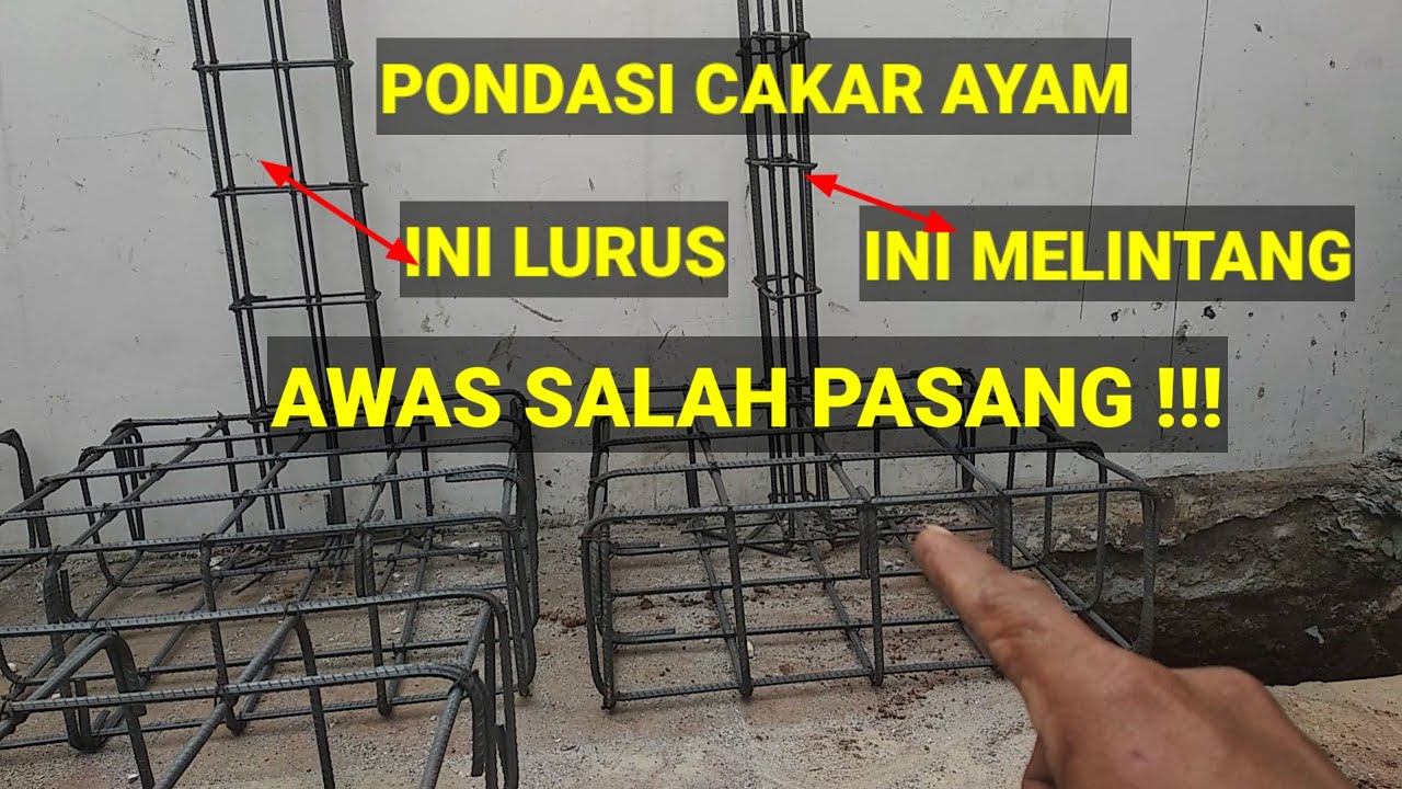 PONDASI CAKAR AYAM RUMAH 2 LANTAI #cakarayam #renovasirumah #pondasicakarayam