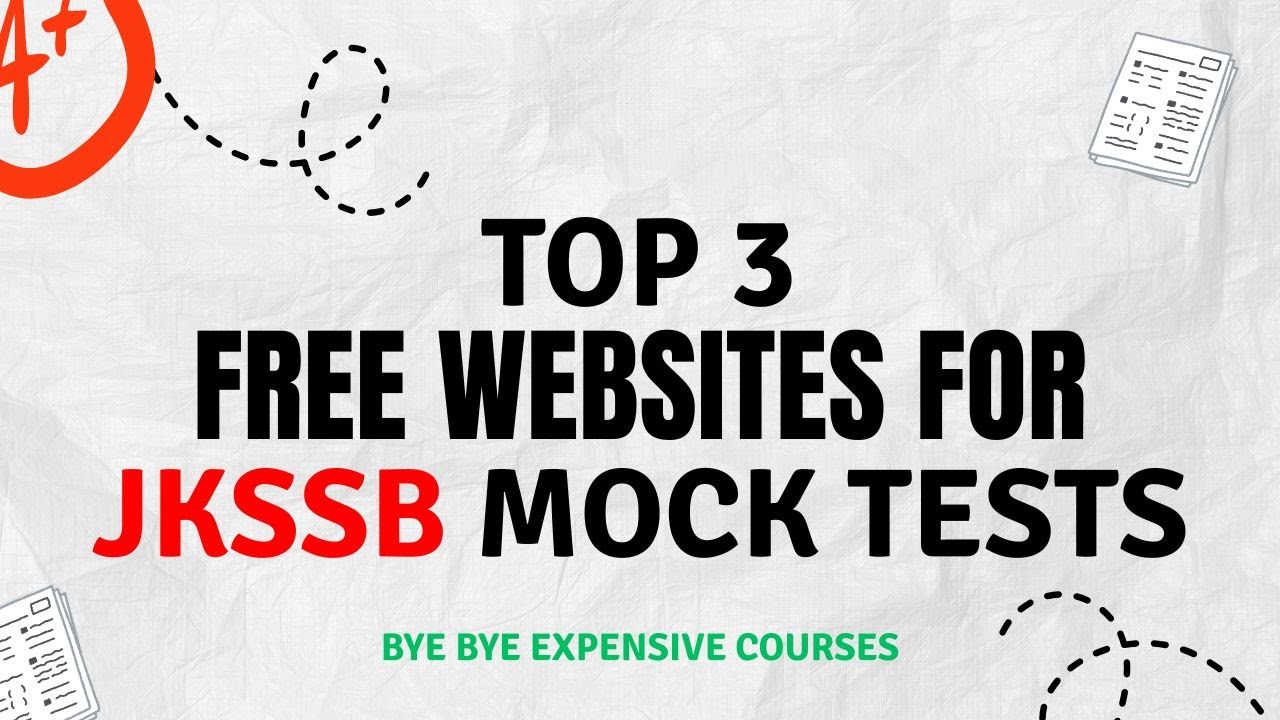 Top 3 FREE Websites for JKSSB Mock Tests (Honest Review)