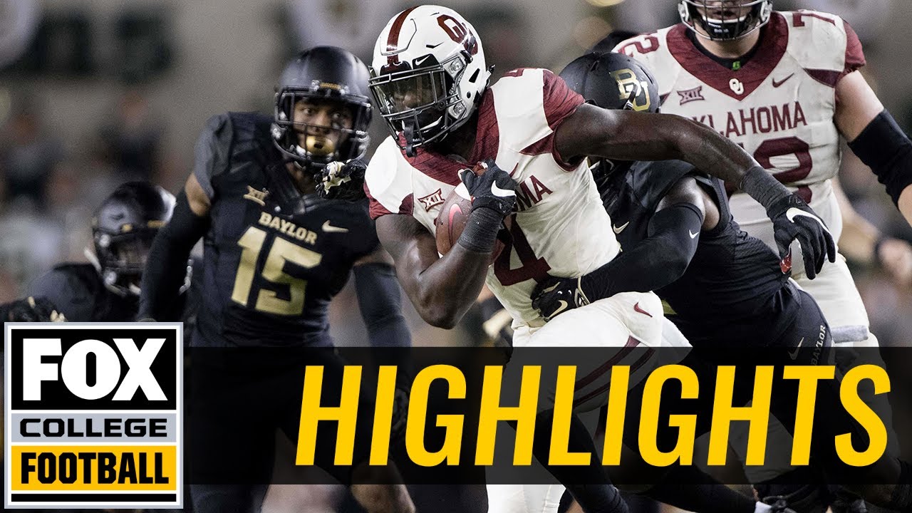 Oklahoma vs Baylor | HIGHLIGHTS | FOX COLLEGE FOOTBALL