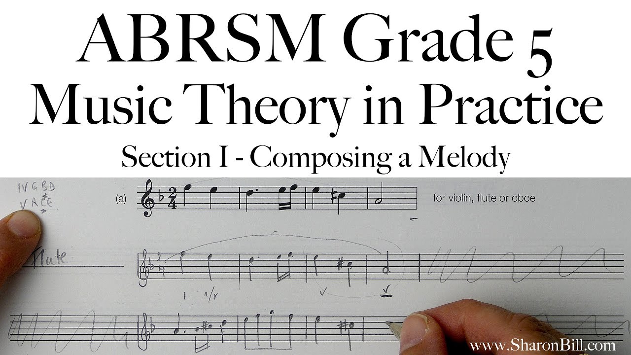 Теория музыки ABRSM, 5 класс, раздел I. Сочинение мелодии с Шэрон Билл