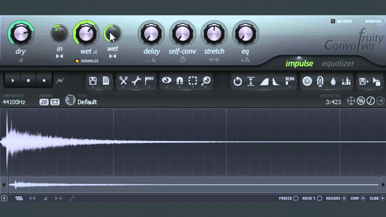 FL Studio Convolver | Top Panel Controls (2 of 9)