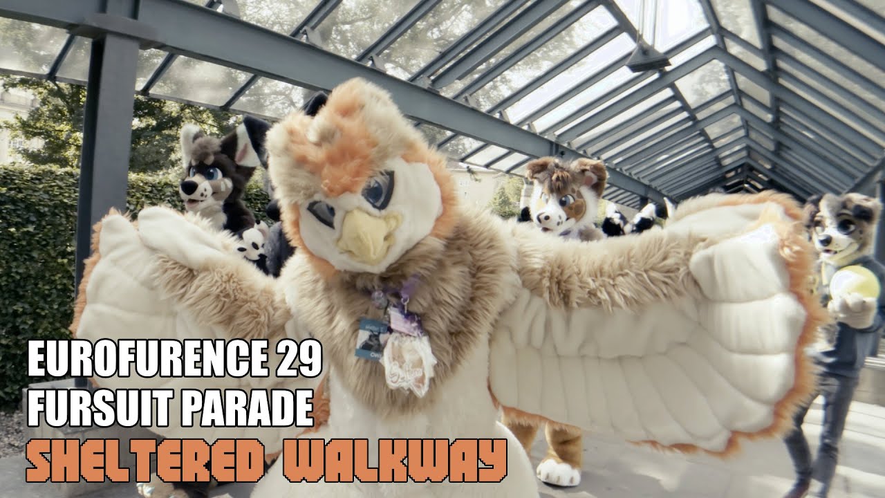 EuroFurence 29 Fursuit Parade Sheltered Walkway