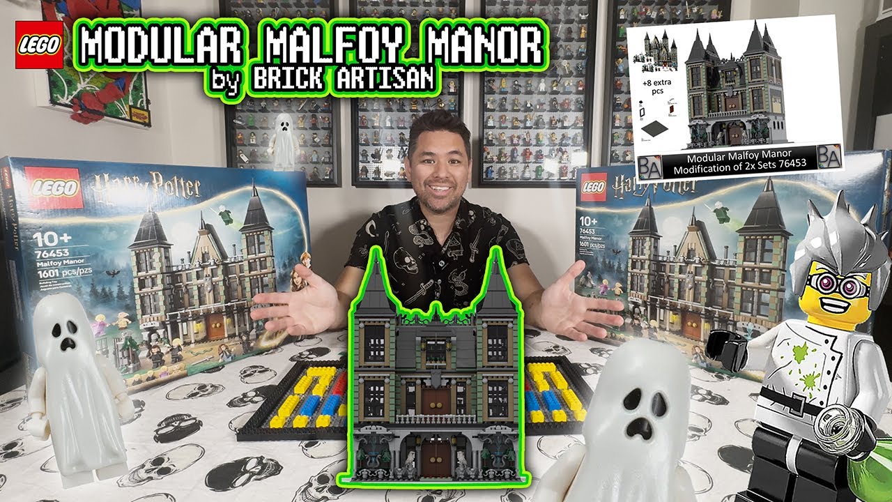 LEGO Modular Malfoy Manor by Brick Artisan | Dr. Brickenstein