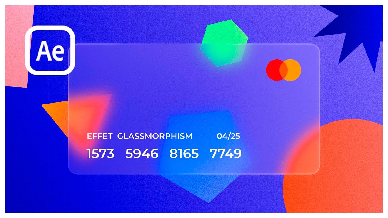 Comment créer un EFFET de MORPHISME DE VERRE sur After Effects - Tutoriel
