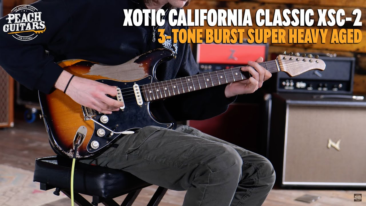 No Talking...Just Tones | Xotic California Classic XSC-2 Super Heavy Aged 3 Tone Sunburst