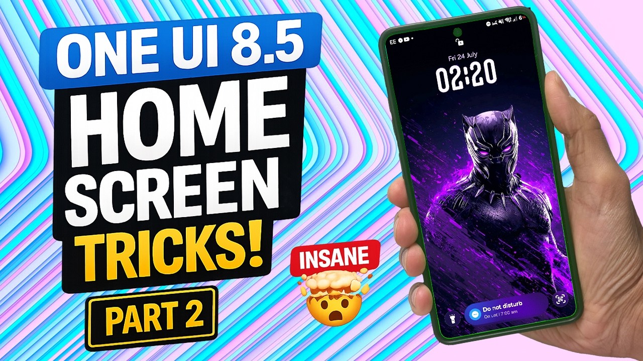 НОВЫЙ домашний экран Samsung One UI 8.5 &mdash; ЭТО ПРОСТО БОМБА! 🤯 8 трюков по настройке, которые ВАМ ...
