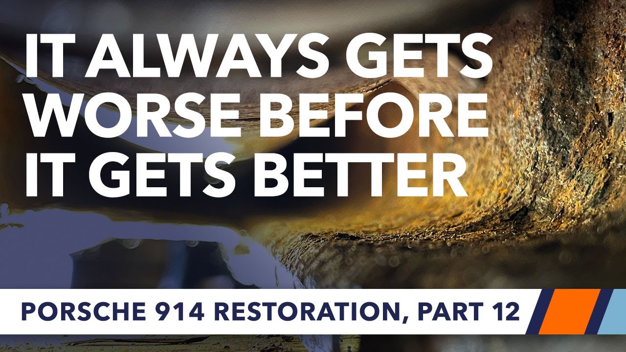 Inner wheelhouse (hell hole) and longitudinal metal work repair on a Porsche 914, part 1