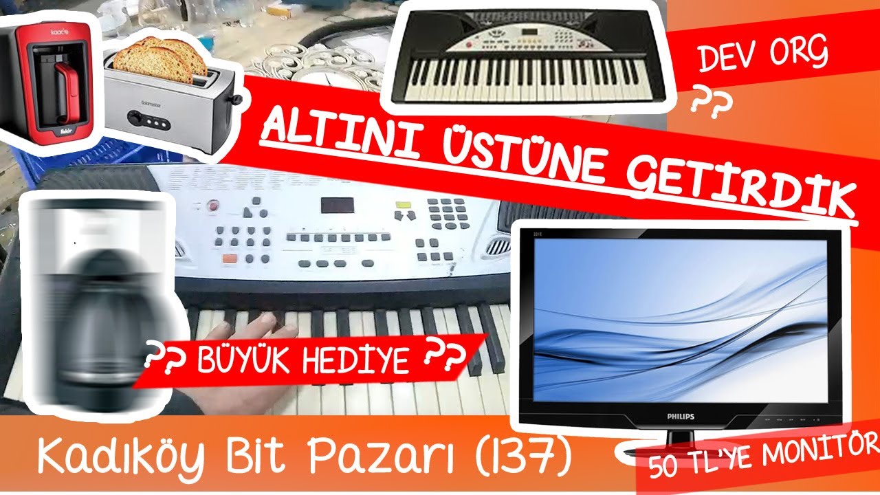 25 Ürün Aldık! Büyük Hediyeli - Kadıköy Bit Pazarı Altını Üstüne Getirdik!  #bitpazarı #new (137)